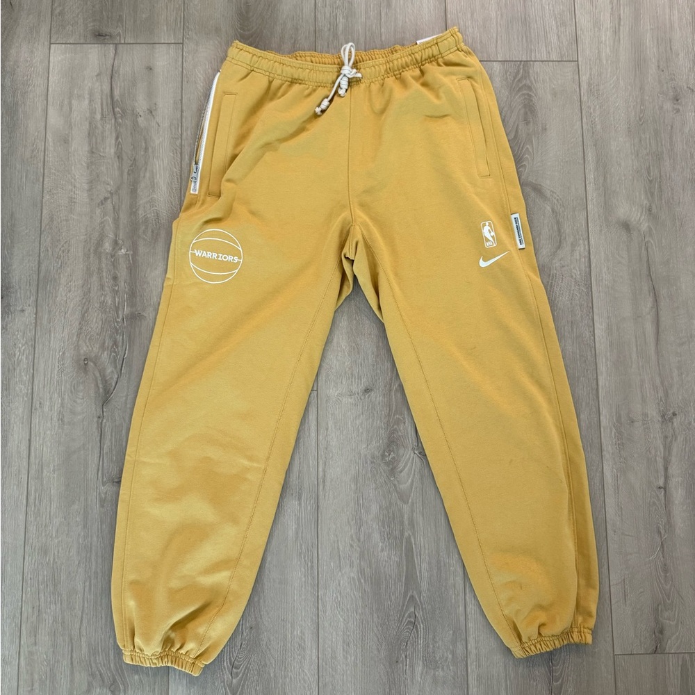 Nike NBA Golden State Warriors sweatpants men’s Large NWT $90 MSRP